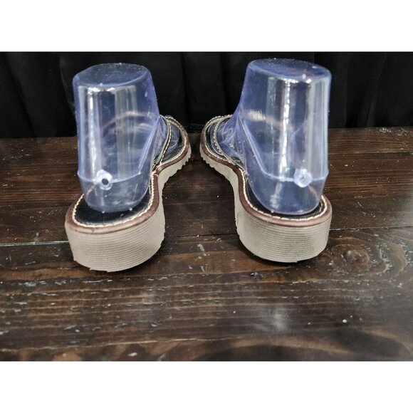 Donald J. Pliner Brown Leather Toe Ring Sandals/Sz. 7.5* - Picture 6 of 10